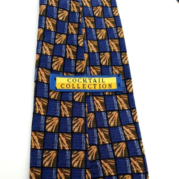 Cocktail Collection Mens Necktie Vodka Microscope Novelty Office Work Dad Gift - Picture 5 of 5